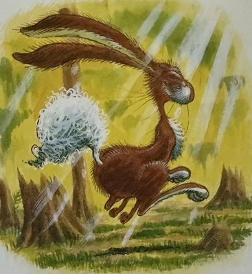 Why Lapin's Ears Are Long by Sharon Doucet, Illustrated & Sign by David Catrow