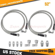SS Braided Transmission Cooler Hose lines Fit...