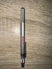 Rotring 800 Medium Point Ballpoint Pen Black Ink, Silver, Used