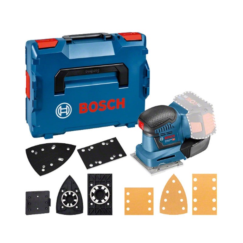 Ponceuse vibrante Bosch GSS 18V-10 compacte pour éliminer la fatigue des bras
