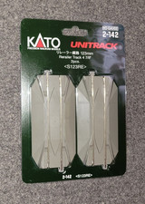 Kato HO Scale 2-142 4 7/8  Straight Rerailer Track  2 Pieces Per Pack