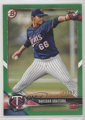 2018 Bowman Draft Green 75/99 Brusdar Graterol #BD-3 pd6