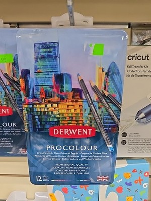 Colored Pencils Procolour Pencils Drawing Art Metal Tin 12 Count 2302505