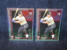 (2) 2025 Topps Update Speckle Rookie Lot Blaine Crim #US205