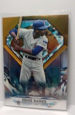 2022 Topps Chrome Update Series - Diamond Greats Chrome Ernie Banks #DGC-8