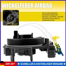 Produktbild - 2x 96574708XT Wickelfeder für Peugeot 206 307 407 Partner Citroen C4 C5 C8 2x