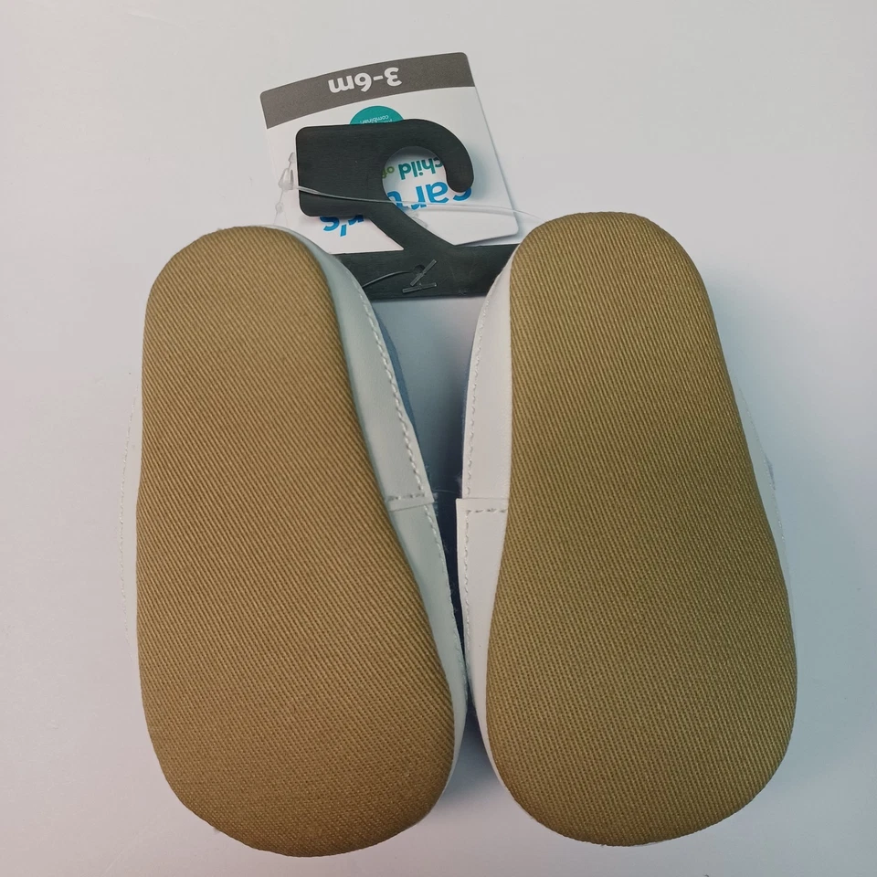 Bebé Niña Talla 3-6 Meses Azul Denim Zapatos Con Lazo Carter's Child Of Mine Nuevos Foto 3 de 3