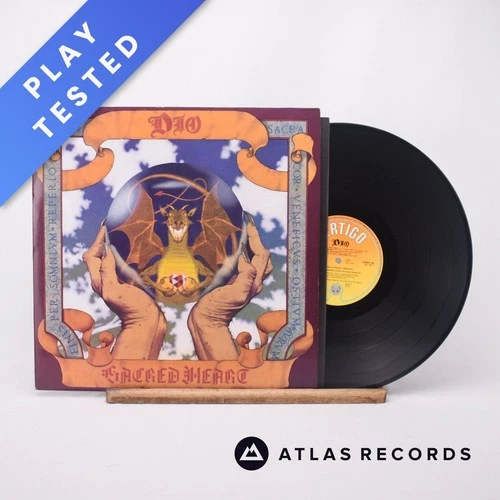 Dio Sacred Heart LP Album Vinyl Record 1985 VERH 30 Vertigo - EX/EX