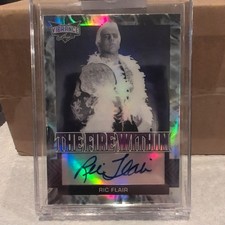 Ric Flair 1/5 Auto 2022 Leaf Vibrance The Fire Within 
