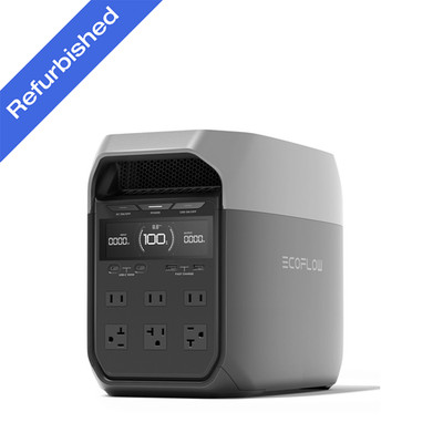 EcoFlow DELTA 3 1024Wh 1800W Portable Power Station LiFePO4 Battery Refurbished
