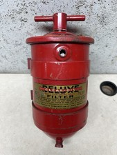 Vintage 1930s 1940s Deluxe Remote Oil Filter Canister Large Ford Dodge Chevy