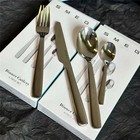 SMEG 4 Piece Western Tableware Set with Knife, Spoon Fork Stainless Steel Set