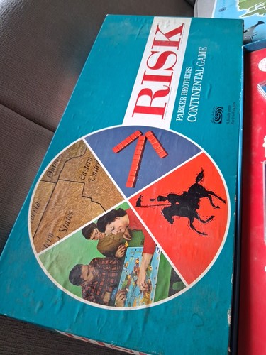 Gioco Continentale Vintage RISK Parker Brother 1968 Completo Ottime Condizioni - Foto 2 di 21