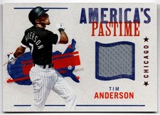 2022 Panini Chronicles America's Pastime Swatches Red TIM ANDERSON APS-TA Jersey