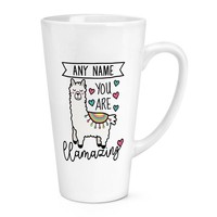 Personalisiert Sie Sind Llamazing Lama 483Ml Groß Latte Becher Tasse Best