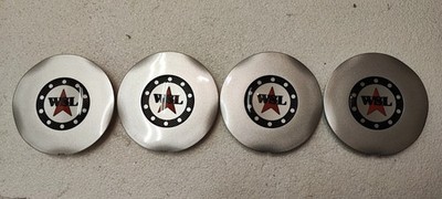 4x WSL Radkappen Narbendeckel 7x14 für Alu-Felgen #3398 D346