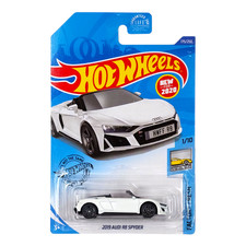 HOT WHEELS 2019 Audi R8 Spyder White Factory Fresh Mainline GHB28 2020