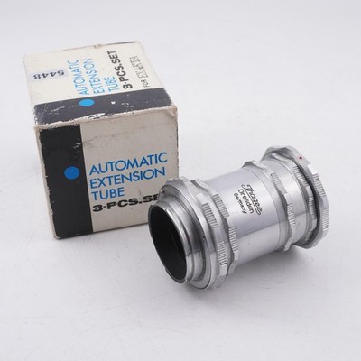 Ihagee Dresden Zwischenringe Extension Tube Set 3 Teile Exakta # 5448 X56