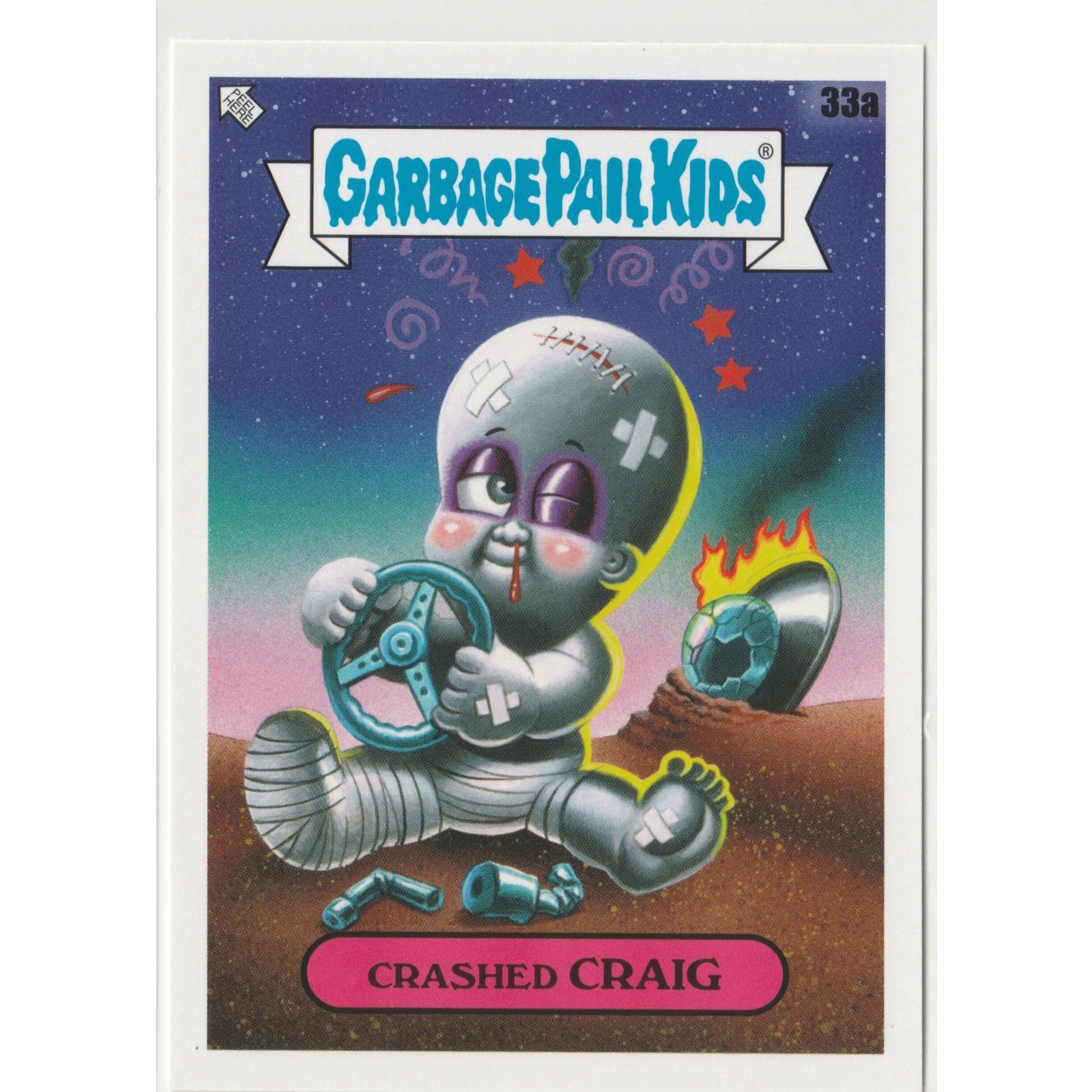 Crashed Craig #33a Garbage Pail Kids GPK 2020 35th Anniversary Series