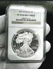 760. 2007-W American Silver Eagle $1 NGC PF70 Ultra Cameo