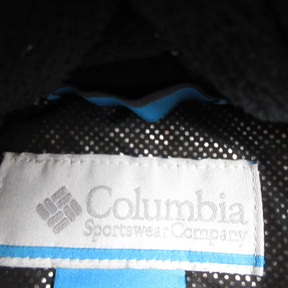 Chaqueta Columbia Niñas Grande (14-16) Negra Manga Larga Cremallera Completa Exterior Senderismo Foto 3 de 4