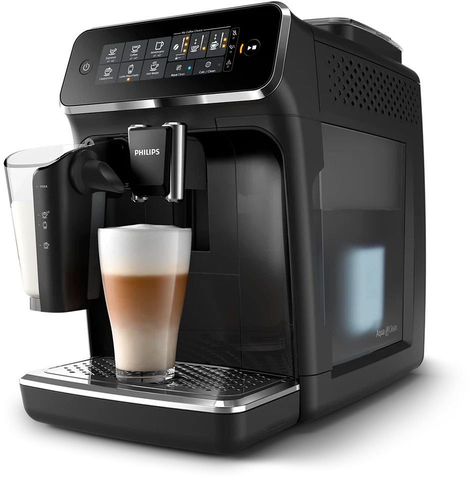 Philips 3200 LatteGo Automatic Espresso Machine, Black | 5 Recipes | EP3241/54 - Image 3 of 4