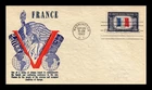 US COVER FRANCE OVERRUN COUNTRIES FIRST DAY ISSUE SCOTT 915