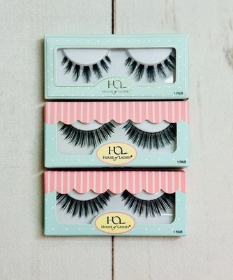 Lot x3 NIB 3 Pairs HOL House of Lashes Styles ''Siren Mini & Bombshell'' Lash Pair