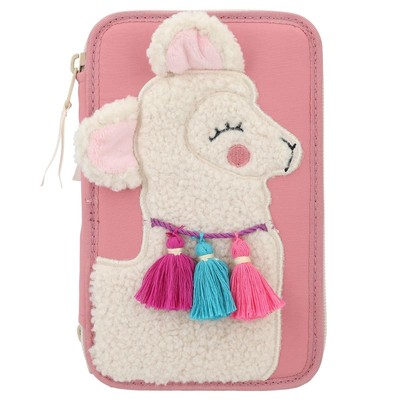 Depesche 12584 TOPModel Cosy - Filled 3-Compartment Pencil Case, Alpaca Motif wi