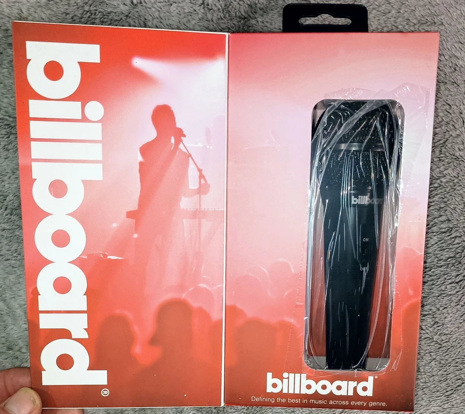 BILLBOARD Dynamic Microphone BB2722 Sealed Karaoke Mic Singing Record Speaker - Image 2 of 4