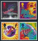 1995 GB SCIENCE FICTION NOVELS SET OF 4 FINE MINT MNH SG1878-SG1881