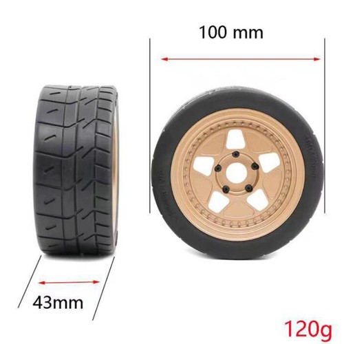 Racing Rally Tires Wheel Rim Set Fit for ARRMA 1/7 INFRACTION V2 FELONY EX-07 - Picture 3 of 6