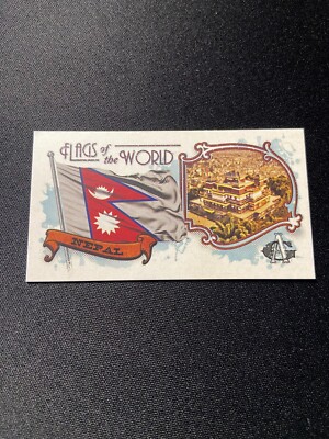 Nepal - Flaggen der Welt FOTW-25 - TOPPS Allen & Ginter 2024