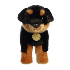 Rottweiler 10" Plush Dog Miyoni by Aurora Stuffed Animal