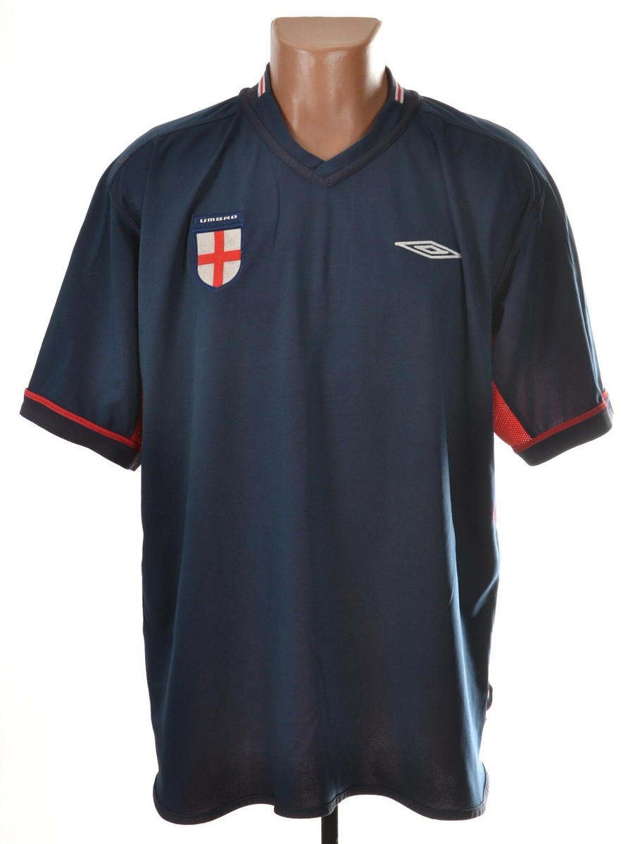 ENGLAND NATIONAL TEAM 2002/2004 AWAY FOOTBALL SHIRT UMBRO XL