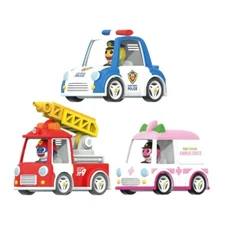 NEW Pinkfong Baby Shark – Emergency Vehicle 3-Piece Toy Set korea for toy