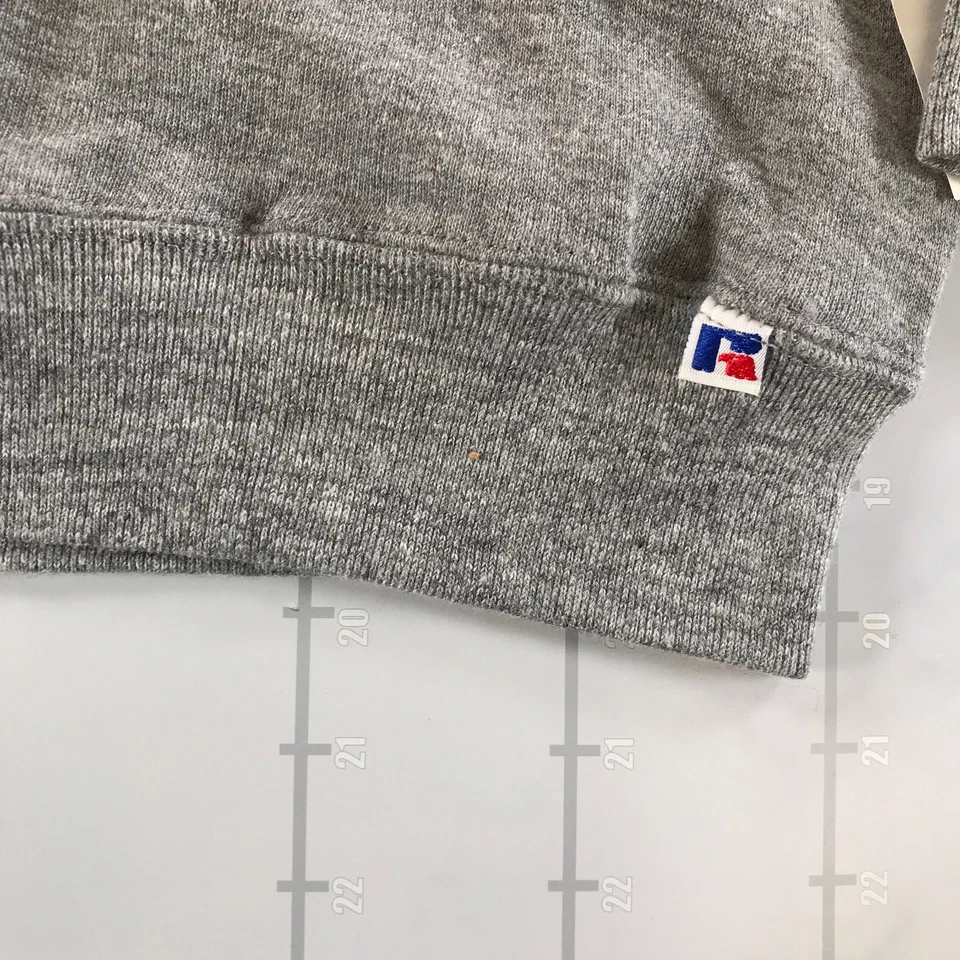 Vintage Russell Athletic Crewneck Sweatshirt Boys Small Heather Grey USA - Image 2 of 4