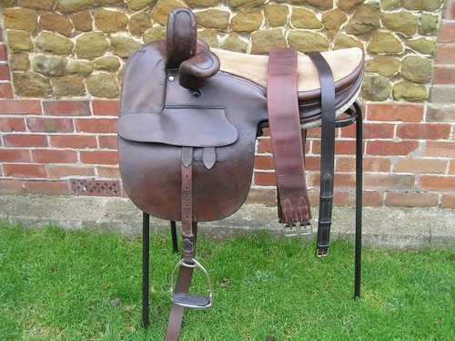 17" whippy & co side saddle with accessories 3432