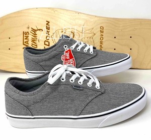 vans heather grey shoes