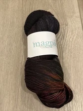 MAGPIE FIBERS Swanky Sock Aurora Borealis 400 yds Merino Cashmere