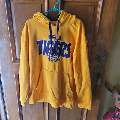 Majestic Section 102 LSU Tigers Hoodie Size XL/46/48