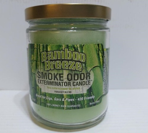 Smoke Odor Exterminator 13 oz Jar Bamboo Breeze Assorted Set of (4) Candles. - Picture 2 of 6
