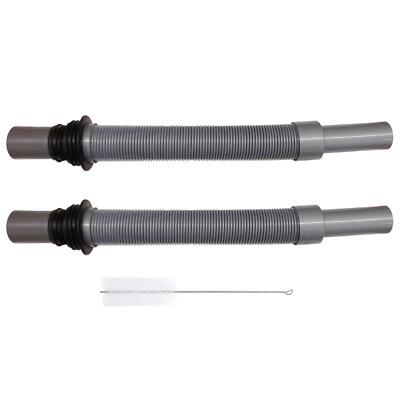 Faltbares flexibles Ablaufrohr 1m x 2 und Bürste