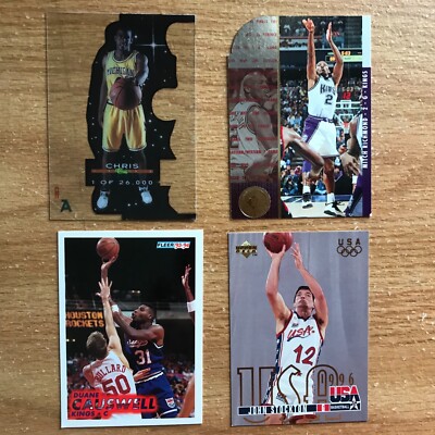 100 Plus Assorted Basketball cards. C Webber rookie card + 5 more rookie cards 