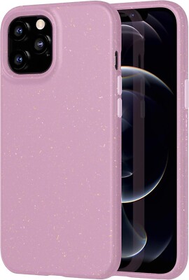 Original Tech21 Bio-Degradable EcoSlim Case Hülle für iPhone 12 Pro Max Lila