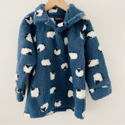 Radish Countrywear Sheep Sherpa Kids Pullover Sweater Jacket 6-7