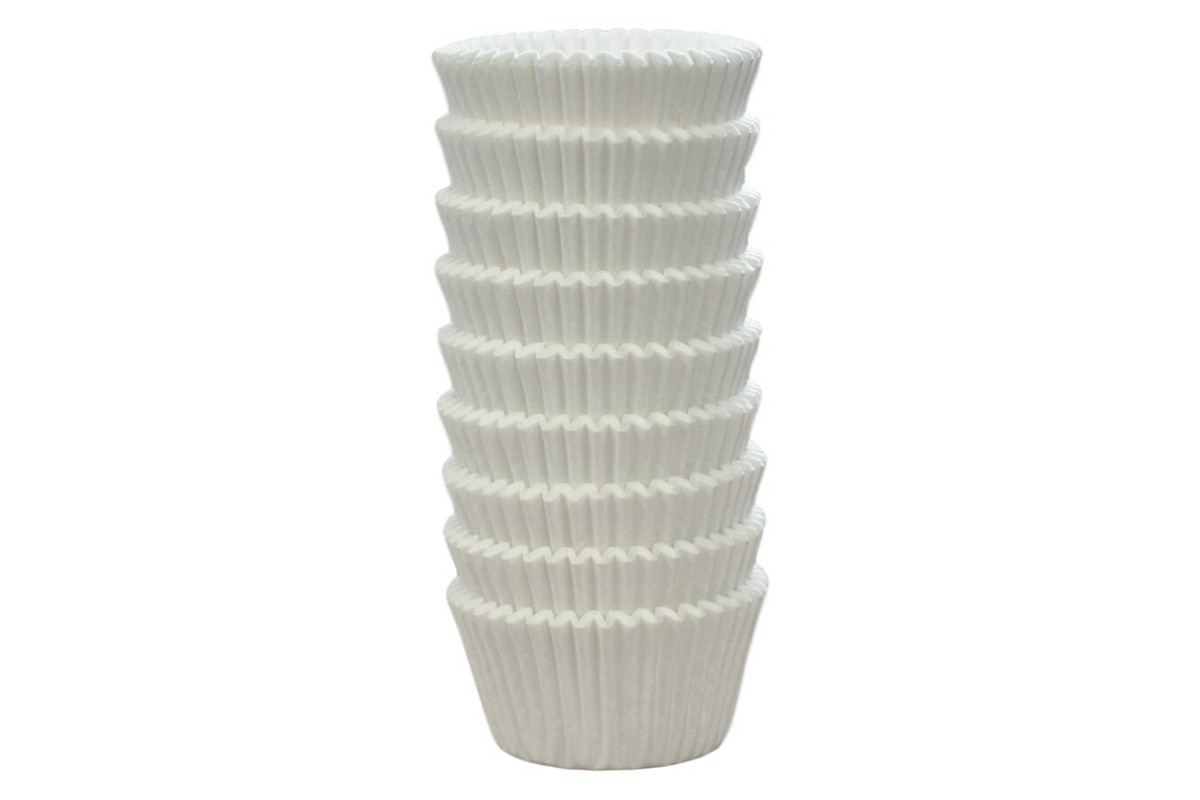 Cupcake Muffin CASES 1000 WHITE Large Bake Baking Professional QUALITY 51x44mm