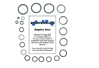 #ad Empire Axe Paintball Marker O ring Oring Kit x 4 rebuilds kits $14.65