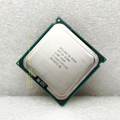 2X Intel Xeon X5460 (SLANP) Quad core / 3.16 GHz / 12M 1333MHz Socket 771 CPU