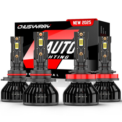 For Peterbilt 579 389 LED combo Bulbs Headlight High Low Beam 9005 ...
